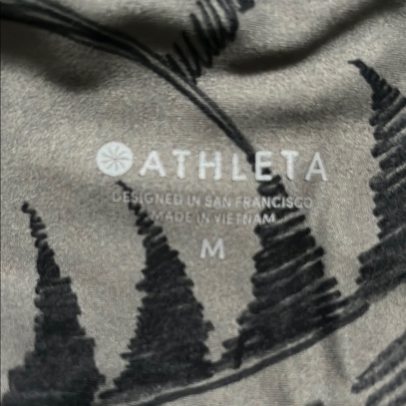 Athleta Black Patterned Leggings - Picture 5 of 5